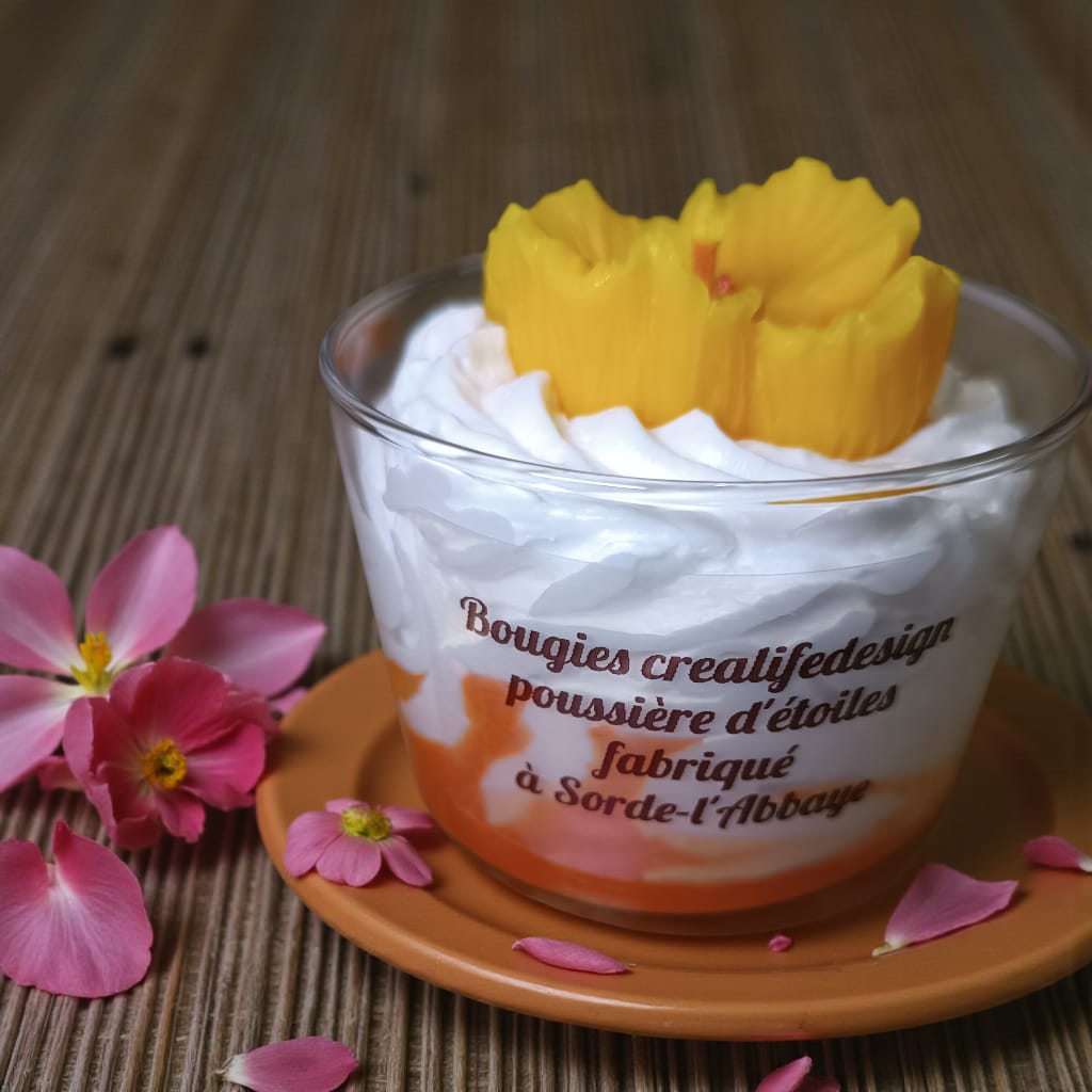 Bougie chantilly poussières d'étoiles